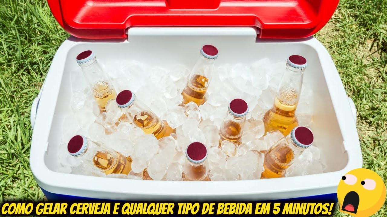 Como gelar Cerveja e Qualquer Tipo de Bebida em 5 Minutos! 😱