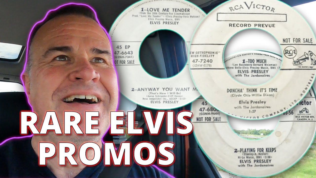 A GREAT day looking for records! RARE ELVIS PROMO RECORDS!