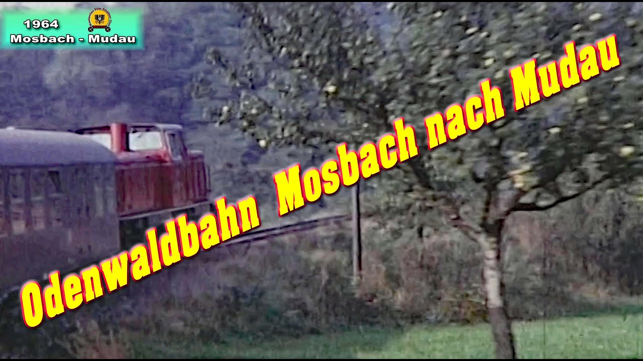 Mit der Odenwaldbahn von Mosbach nach Mudau