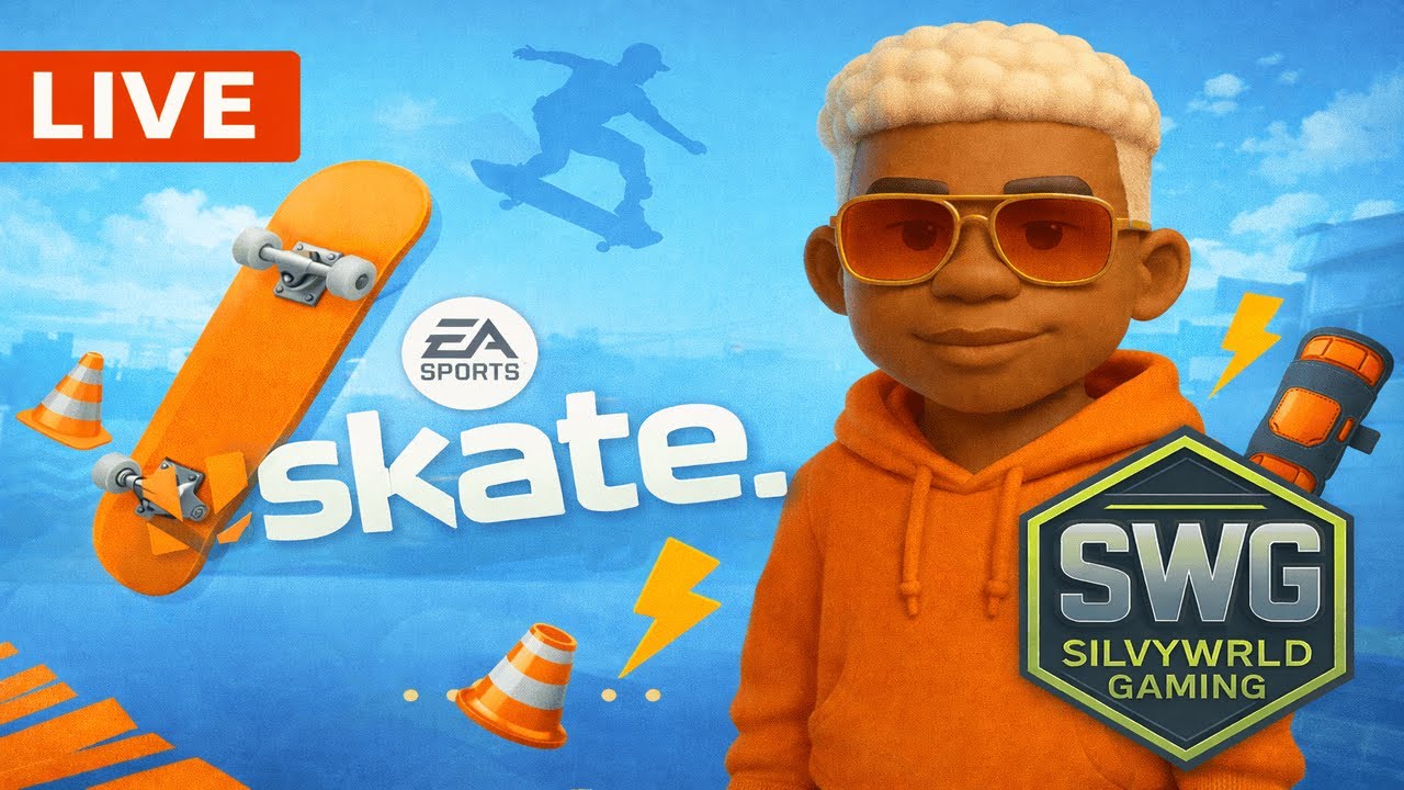 🔴 Playing Skate & Playing New ImSoSilvy Music!  Making friends & Commentary!