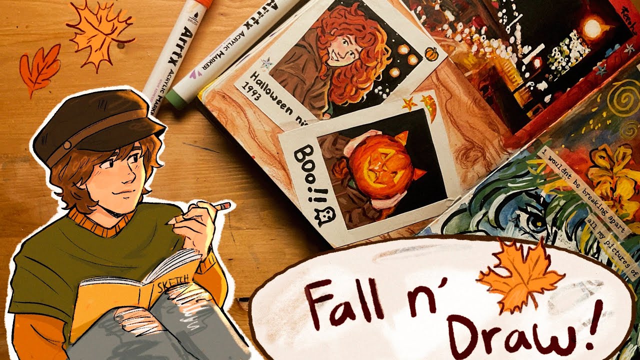 Рисуйте вместе со мной 🍂 (осенняя тематика!)