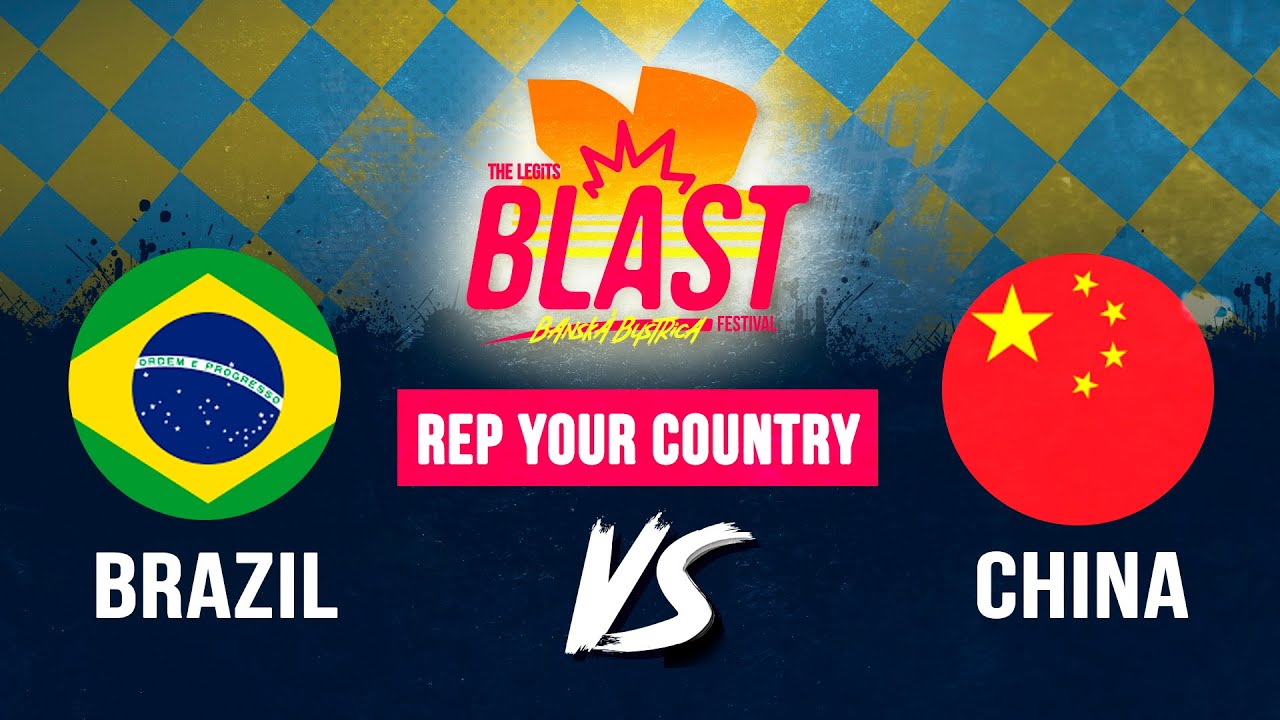 Brazil vs China I Top 8 Rep Your Country I The Legits Blast 2023