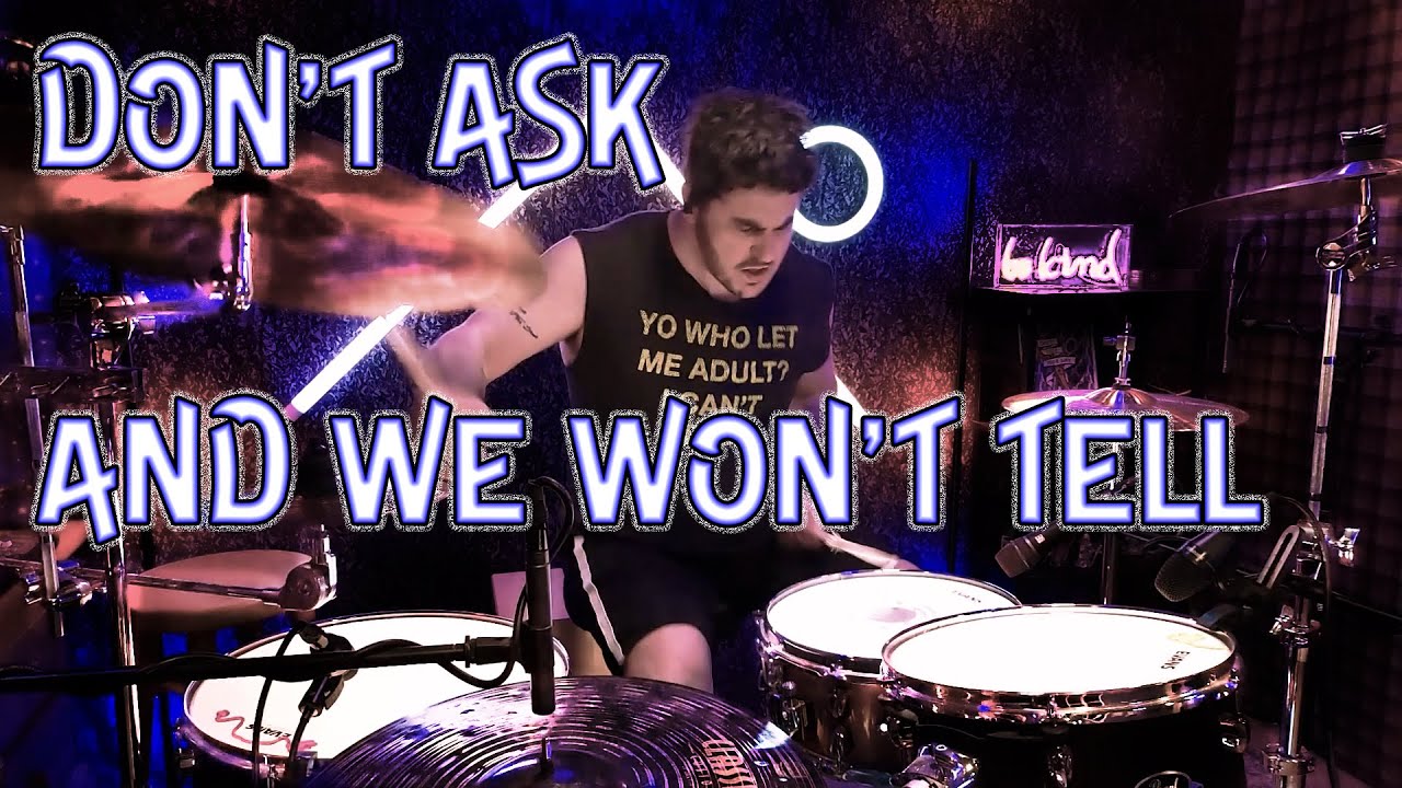 THRICE - Don't Tell and We Won't Ask | Drum Cover