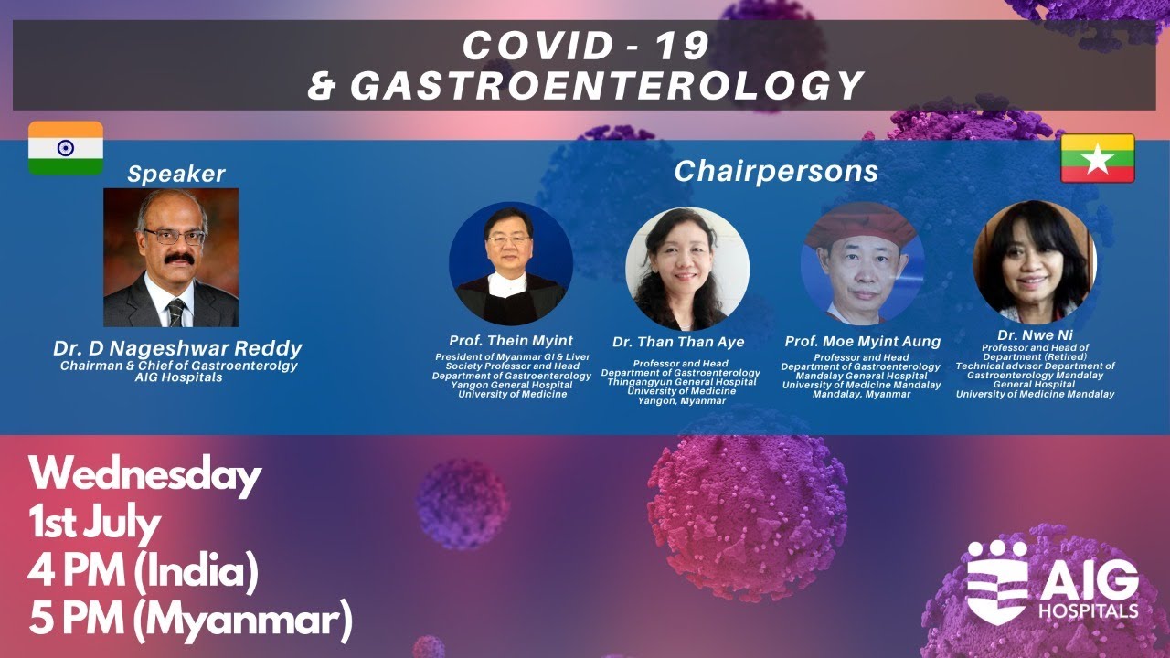 COVID-19 & Gastroenterology | AIG - Myanmar Connect Program | AIG Hospitals