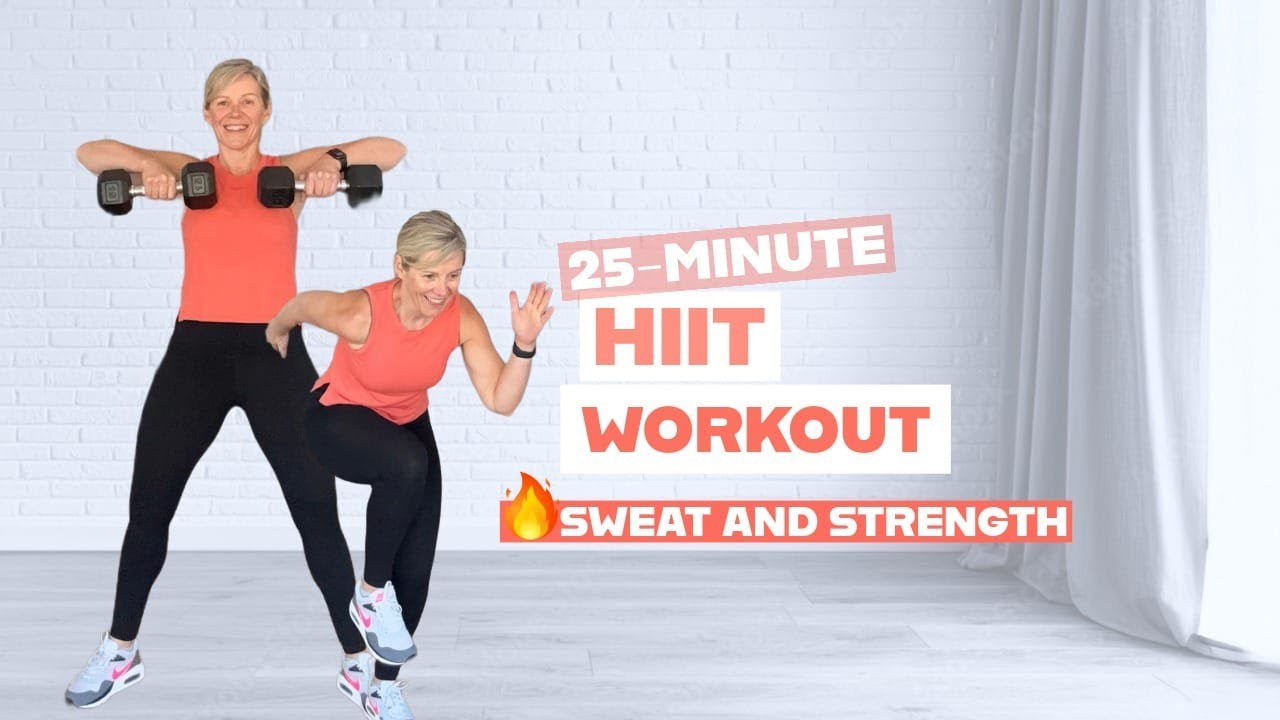 25-Minute HIIT Workout | Alternating Strength and Cardio for Women 40+
