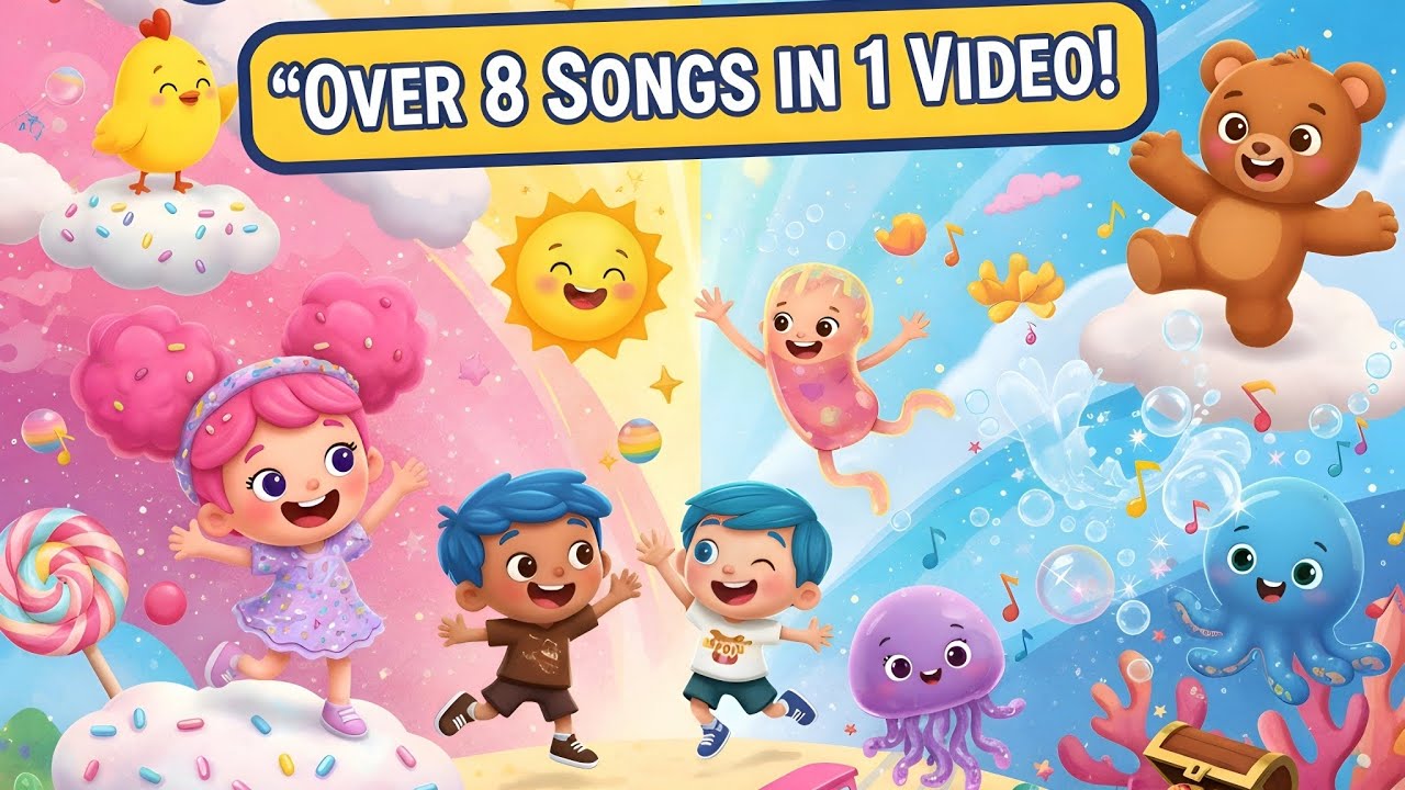 Best Kids Songs Compilation | 10 Minutes of Nursery Rhymes | Wonderr Pop Tv   