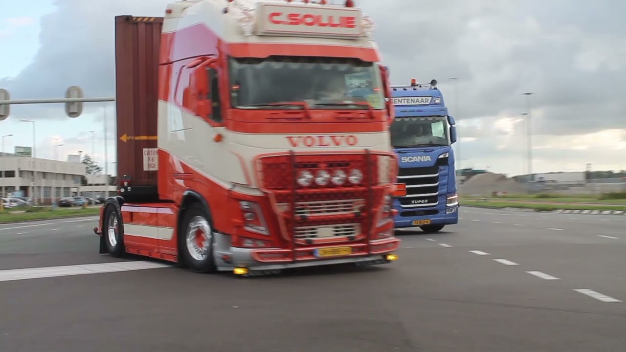 Trucks in Waalhaven [OPEN PIPE SOUNDS] 2021