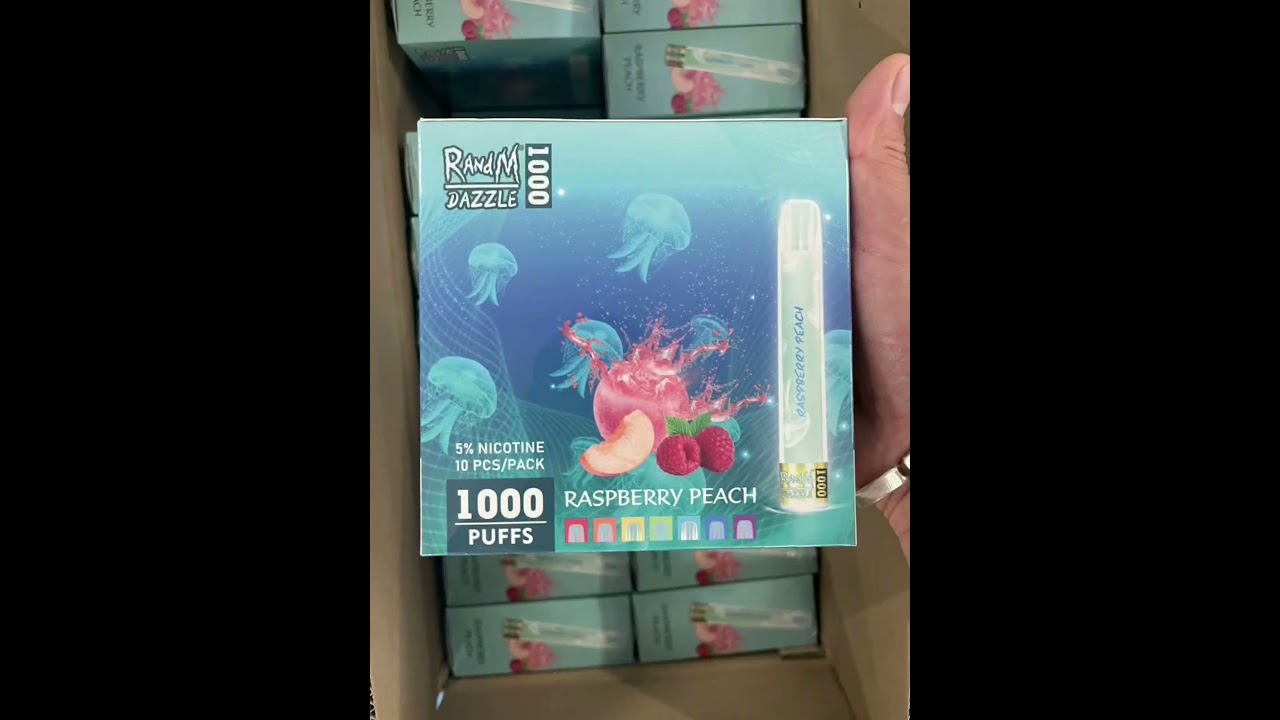 Fumot Glowing Vape with RGB Lights RandM Dazzle 1000 puffs
