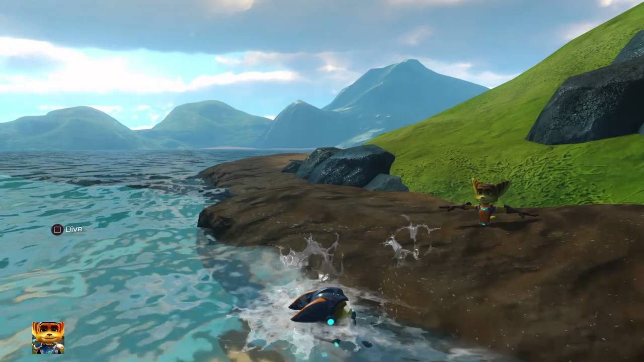 Ratchet and Clank™ PS4 Pokitaru OoB and T-Pose Ratchet