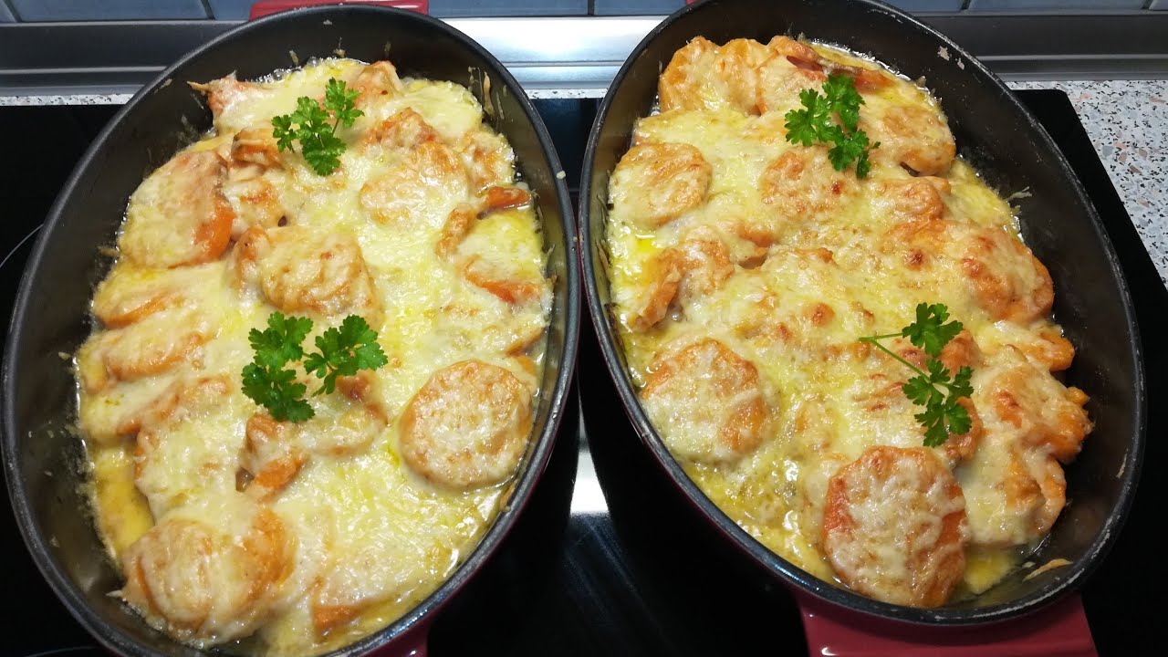 Gratin de patates douces au four. 😋😋😋