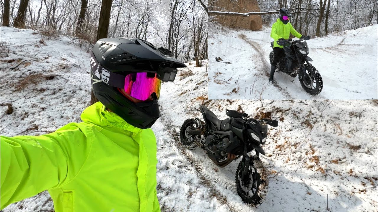Yamaha mt09 snow enduro adventure offroad dirt bike