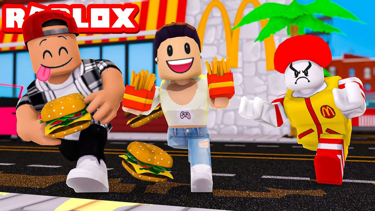 ROBLOX ПОБЕГ ИЗ МАКДОНАЛЬДСА...