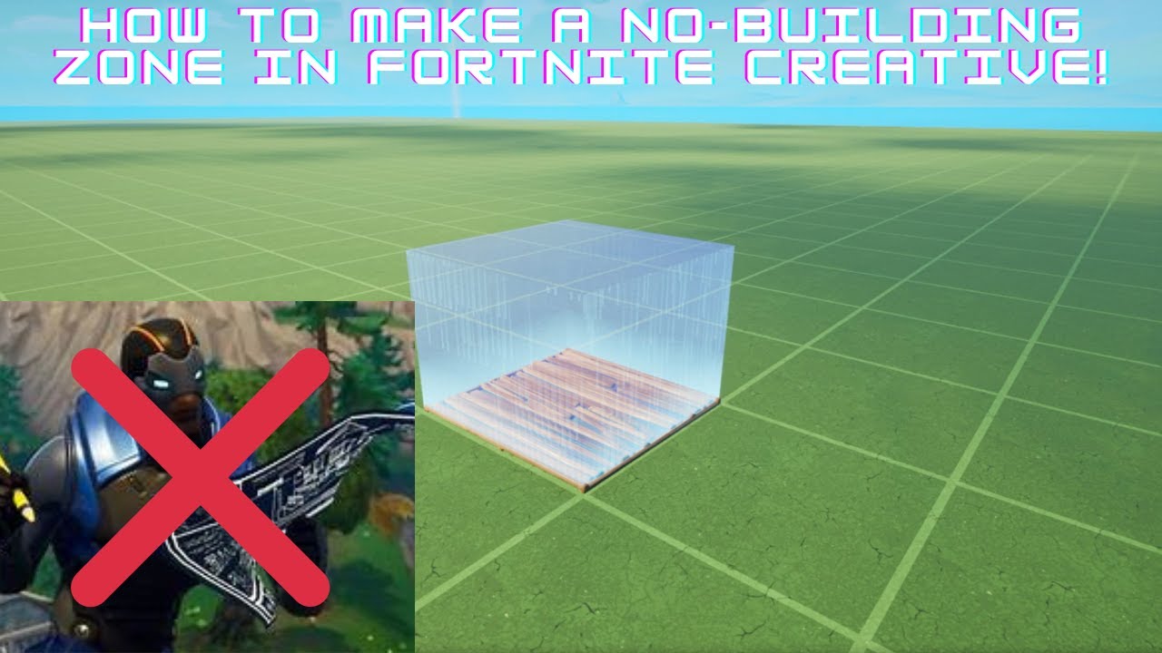 How to make a No-Building Zone in Fortnite Creative!
