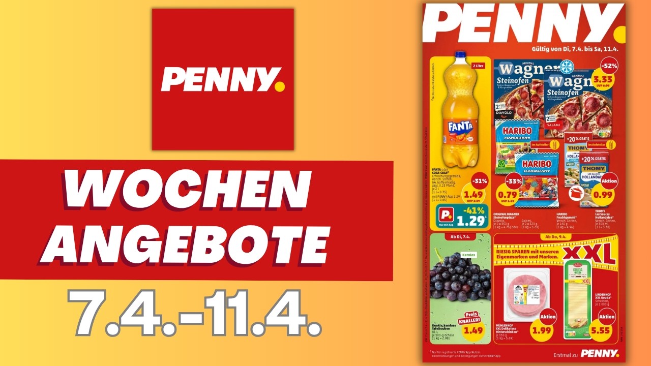 Erstmal zu Penny! 🛒 Neuer Prospekt ab 7.4.2026 &ndash; Mega Preis-Checks! 🔥 #penny