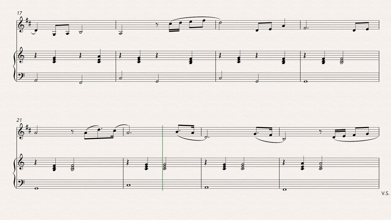 Secret Garden The Promise Trumpet with easy piano acompaniment