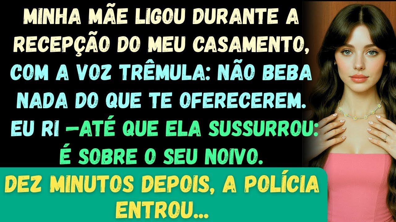 Minha mãe me alertou no dia do meu casamento —minutos depois, a polícia invadiu atrás do meu noivo..