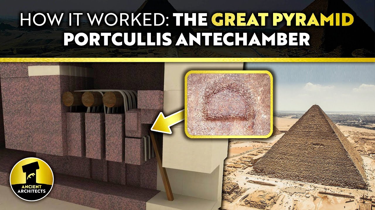 Starożytna technologia: Wyjaśnienie przedsionka Wielkiej Piramidy w Portcullis | Starożytni archi...