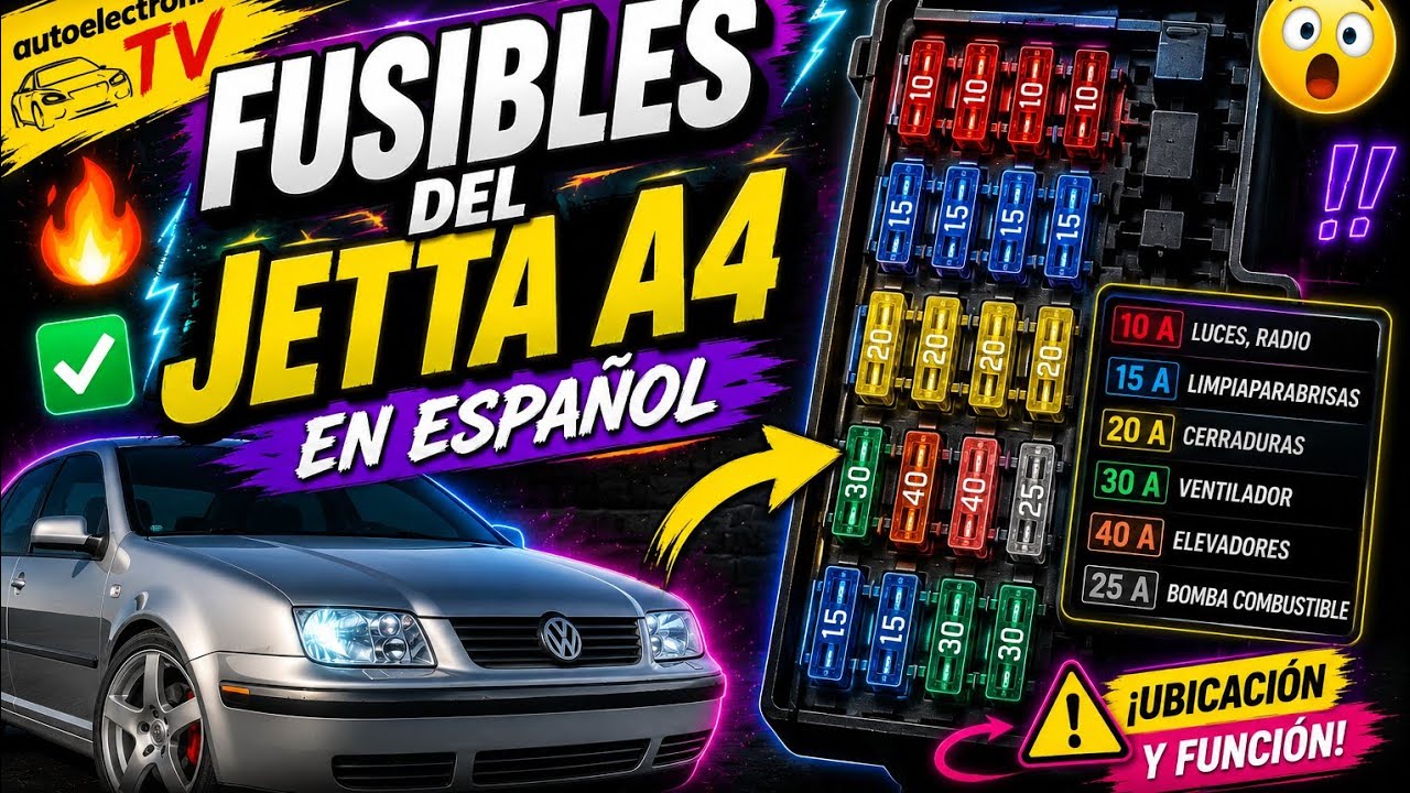 FUSIBLES DEL JETTA A4 EN ESPAÑOL