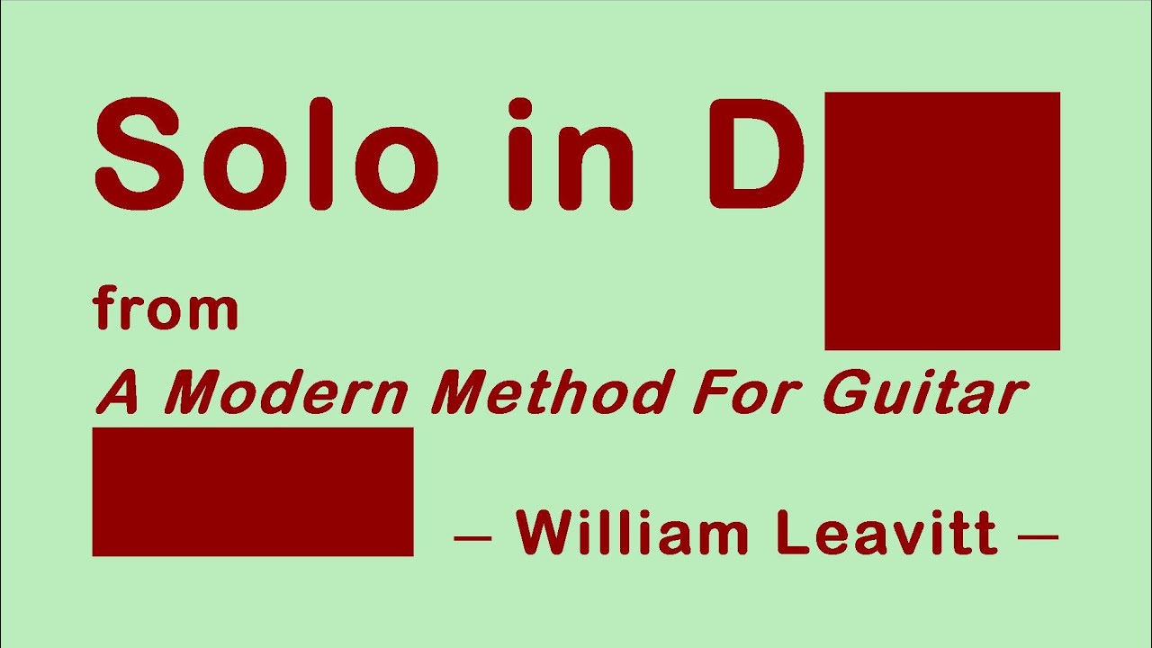 Solo in D