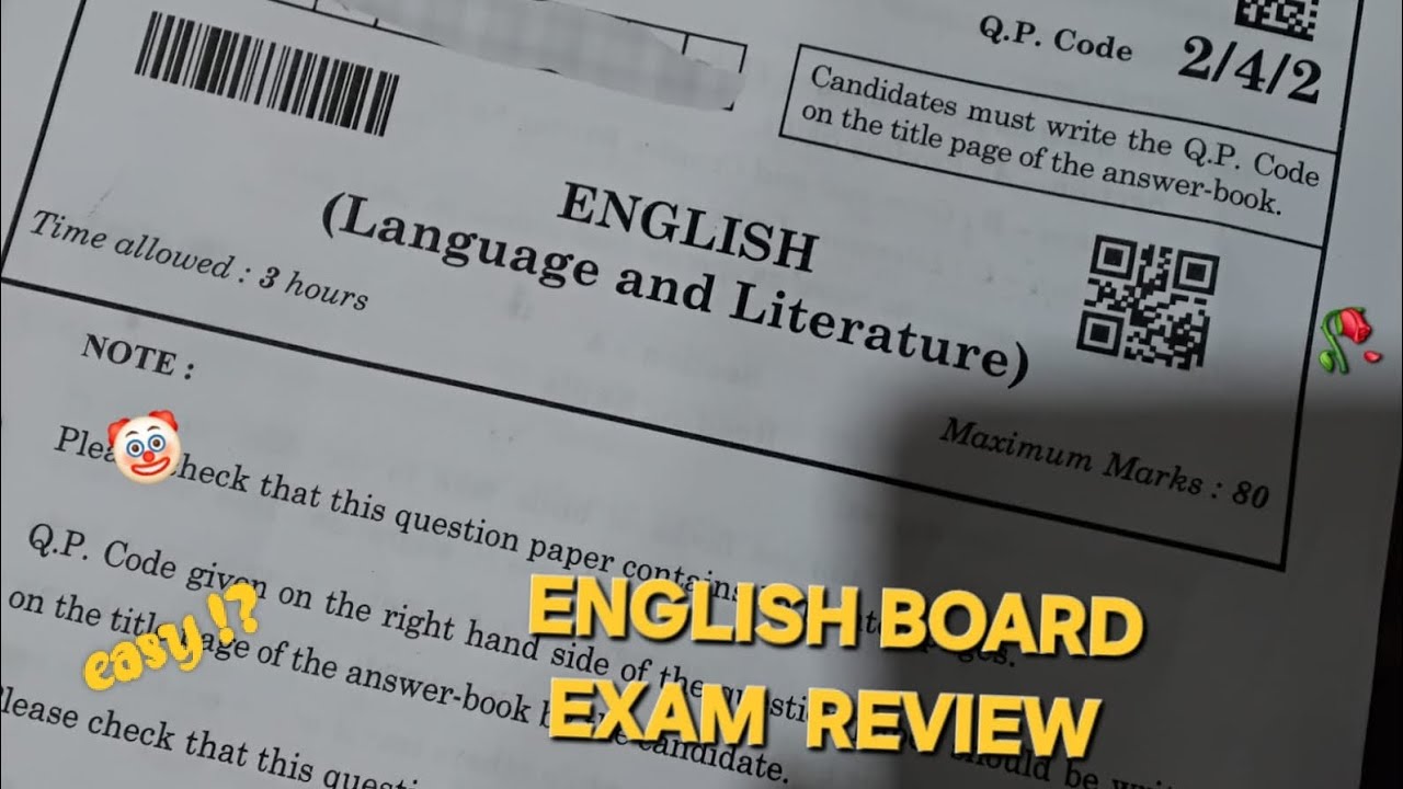*EASIEST *English Board Paper Ever?!😱 Full Analysis