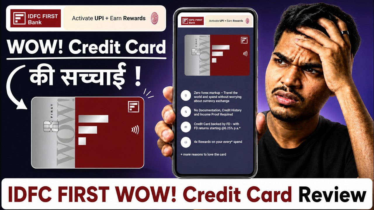 IDFC First WOW Credit Card Review | सच्चाई जान लो 🛑 | IDFC WOW Credit Card Benefits & Charges