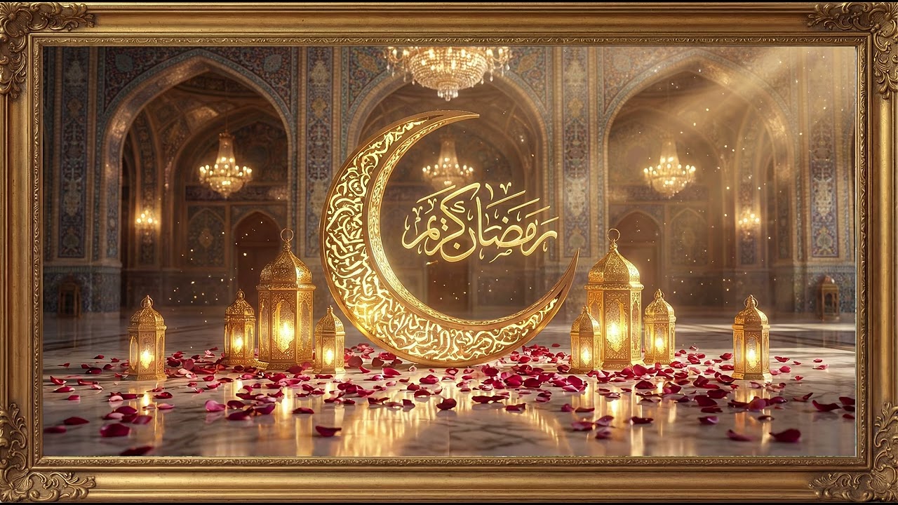 Ramadan 2026 | Peaceful Islamic Ambience Visuals | Ramadan Kareem 4K Background Art