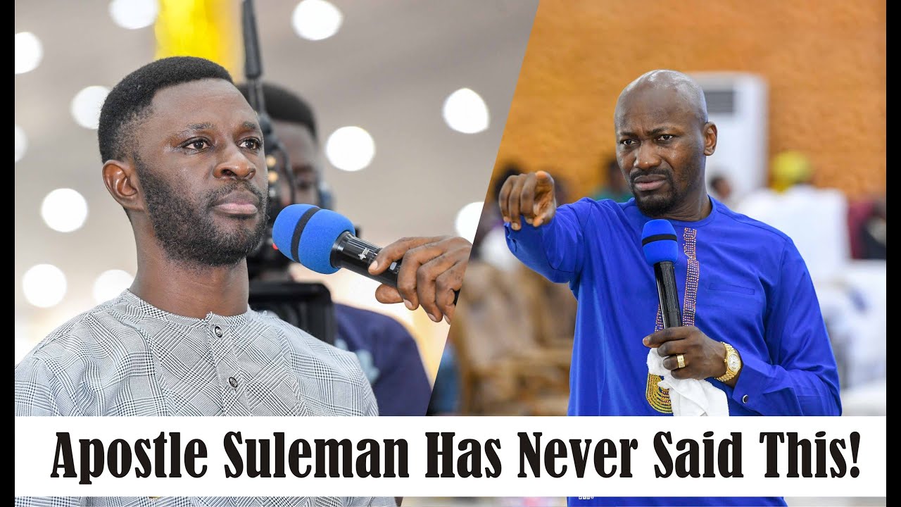 Apostle Suleman Has Never Said This To Anyone Before😳😥