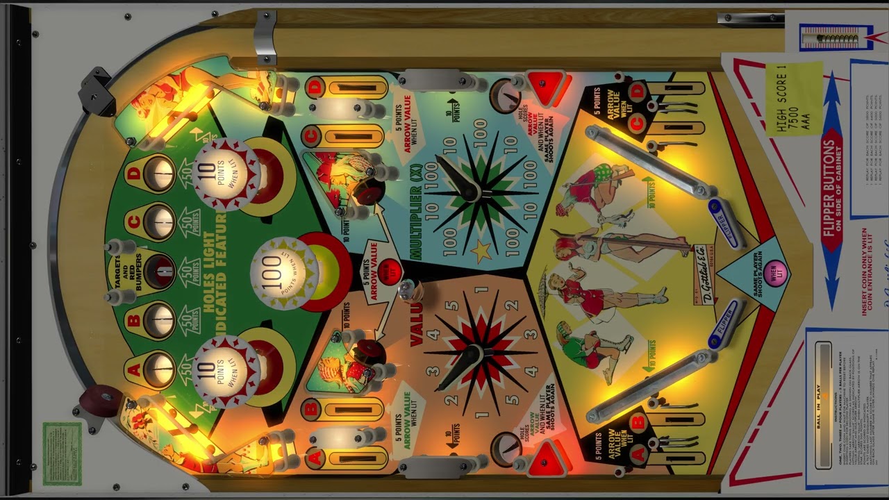 Four Seasons (Gottlieb 1968) VPX