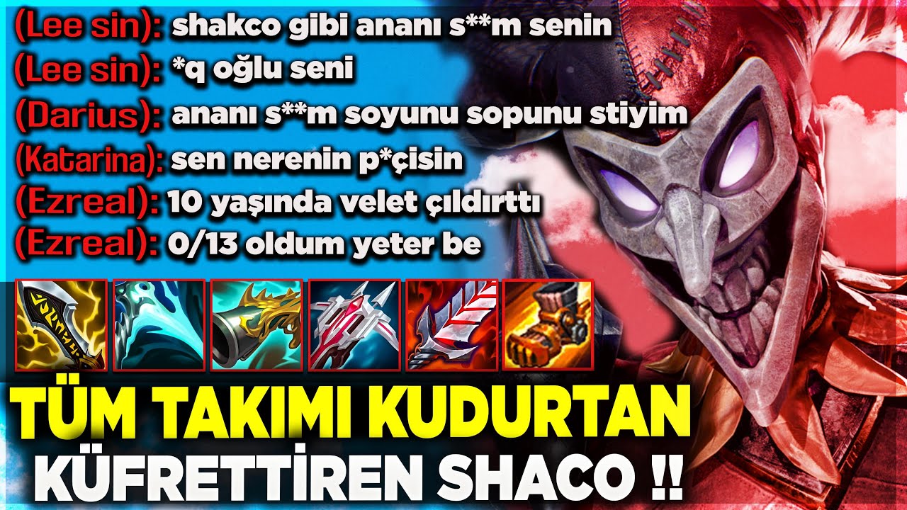 %100 KRİTİK SHACO !! 1V1 ÇAĞIRDI KESTİM DELİRDİ !! HERKES K*FREDİYOR !! | Ogün Demirci