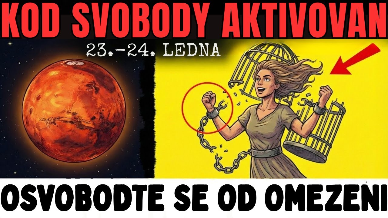 Mars vstupuje do Vodnáře – Vesmír právě aktivoval váš kód SVOBODY
