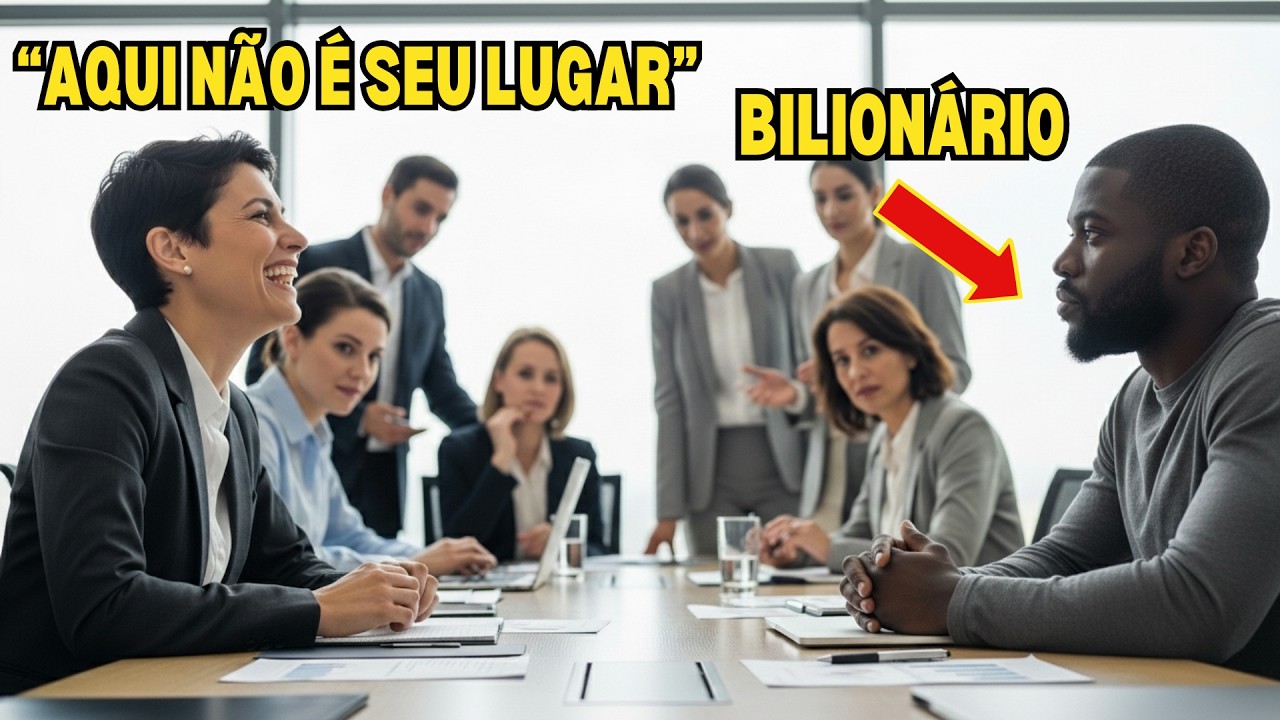 CEO Ri de Homem Negro na Reunião — Minutos Depois Ele Compra a Empresa