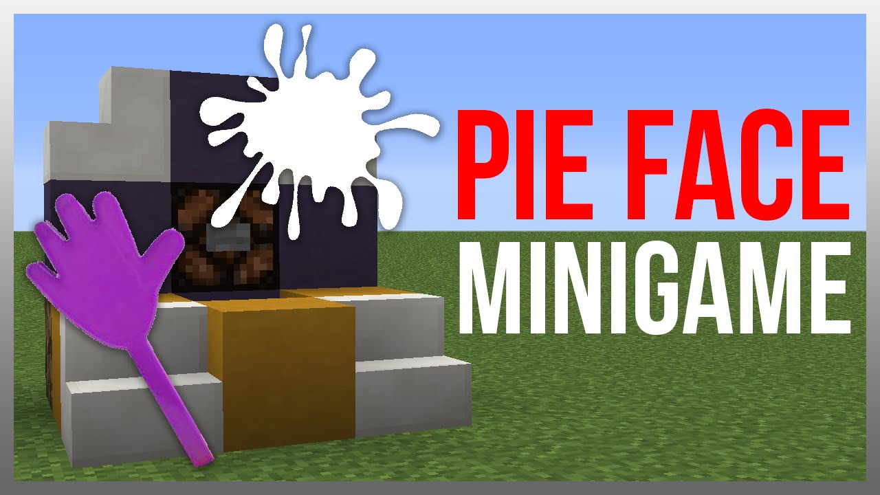 Minecraft 1.12: Redstone Tutorial - Pie Face Game (Inspired)