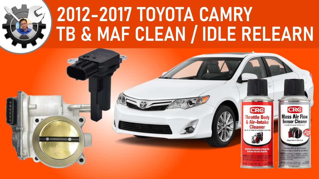 Очистка и переобучение холостого хода Camry 2012-2017 TB и MAF.