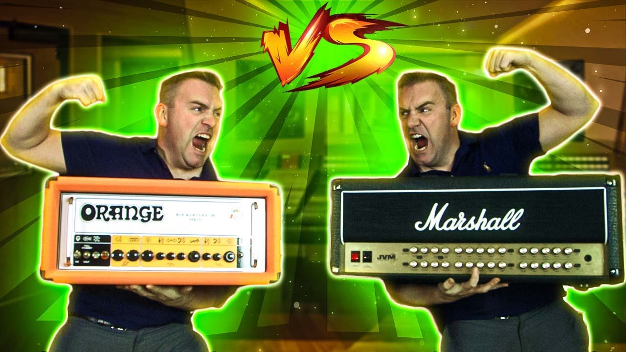Orange Rockerverb 100 Mk III VS Marshall JVM 410H HIGH GAIN SHOOTOUT