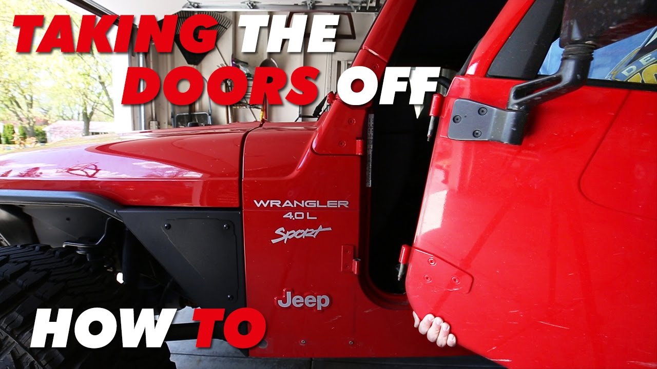Снятие дверей с Jeep Wrangler TJ — Как это сделать