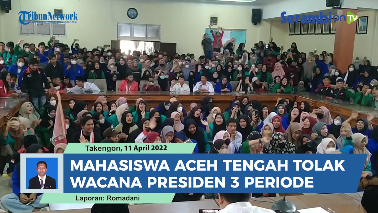 Mahasiswa Kepung DPRK Aceh Tengah, Tolak Wacana Presiden 3 Periode