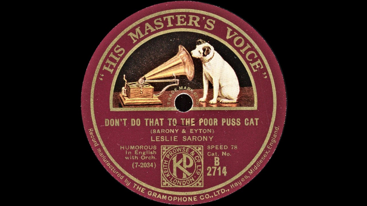 DON'T DO THAT TO THE POOR PUSS CAT - Leslie Sarony