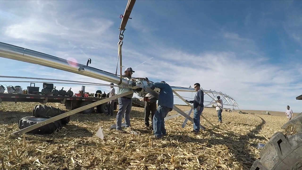 Building a 7 Tower Zimmatic Pivot UNDER 10 HOURS!!