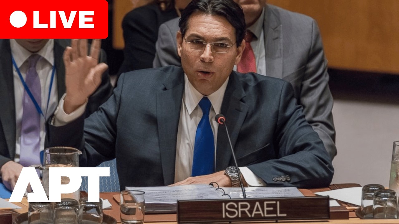 LIVE: Israel&rsquo;s UN Ambassador Danny Danon Speaks at United Nations Stakeout in New York | APT