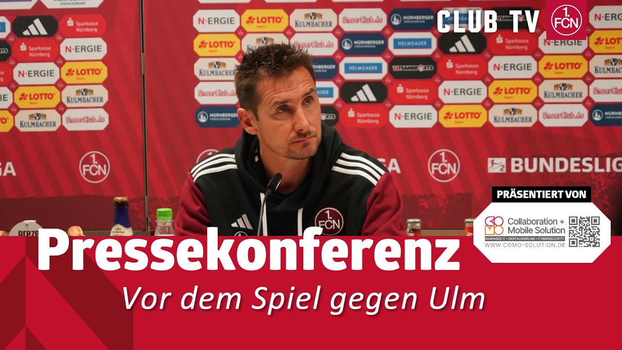 RE-LIVE: Die PK mit Miro Klose vor dem Spiel gegen Ulm