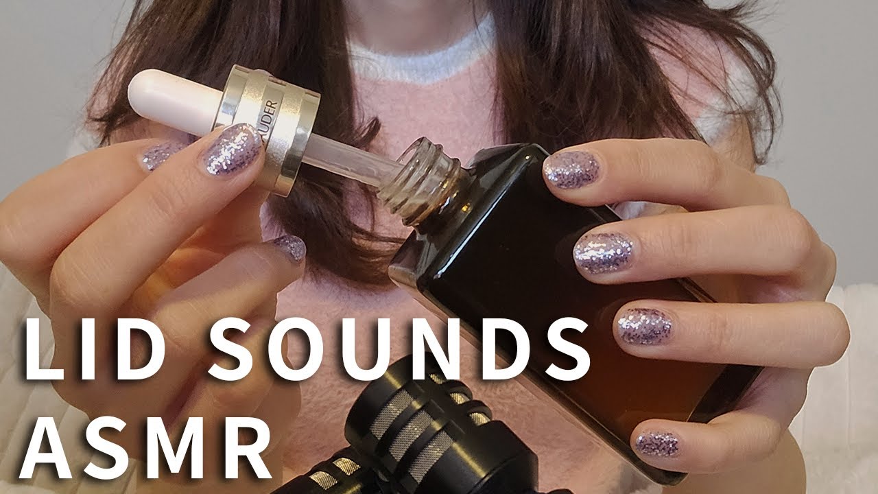 Lid Sounds for Deep Sleep | No Talking | Glass Dropper & Plastic Containers | No Tapping