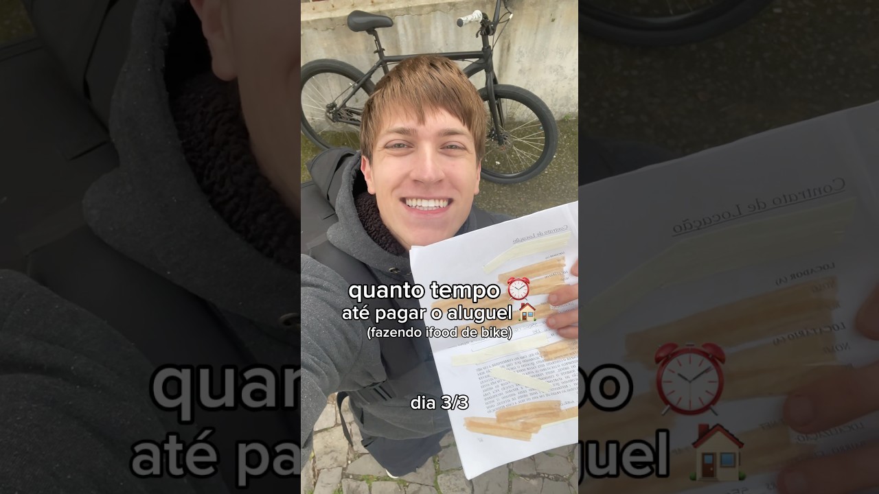 pagando o aluguel fazendo ifood de bike! #ifood #entregas #dinheiro #aluguel #rendaextra