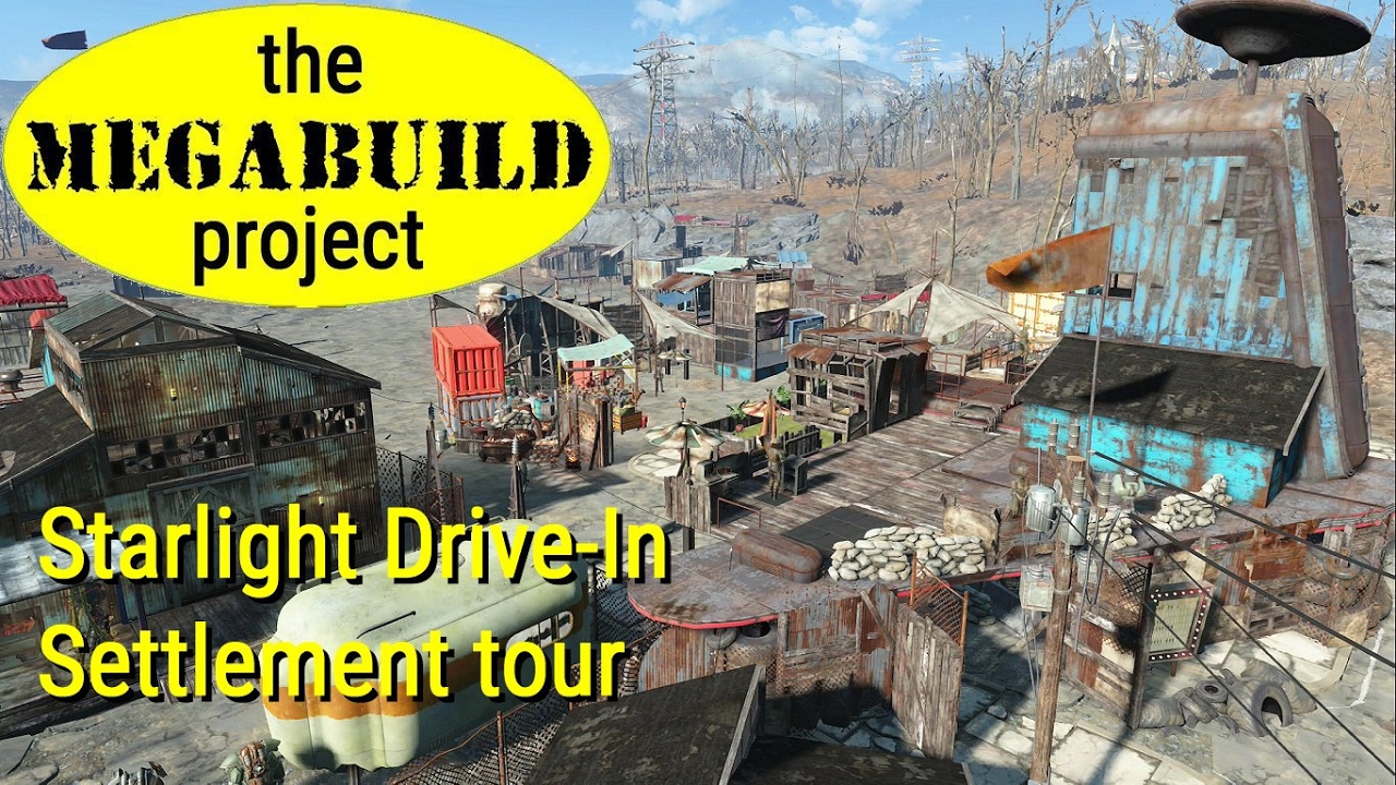 The Megabuild Project - 21 - Starlight Drive-In Settlement Tour