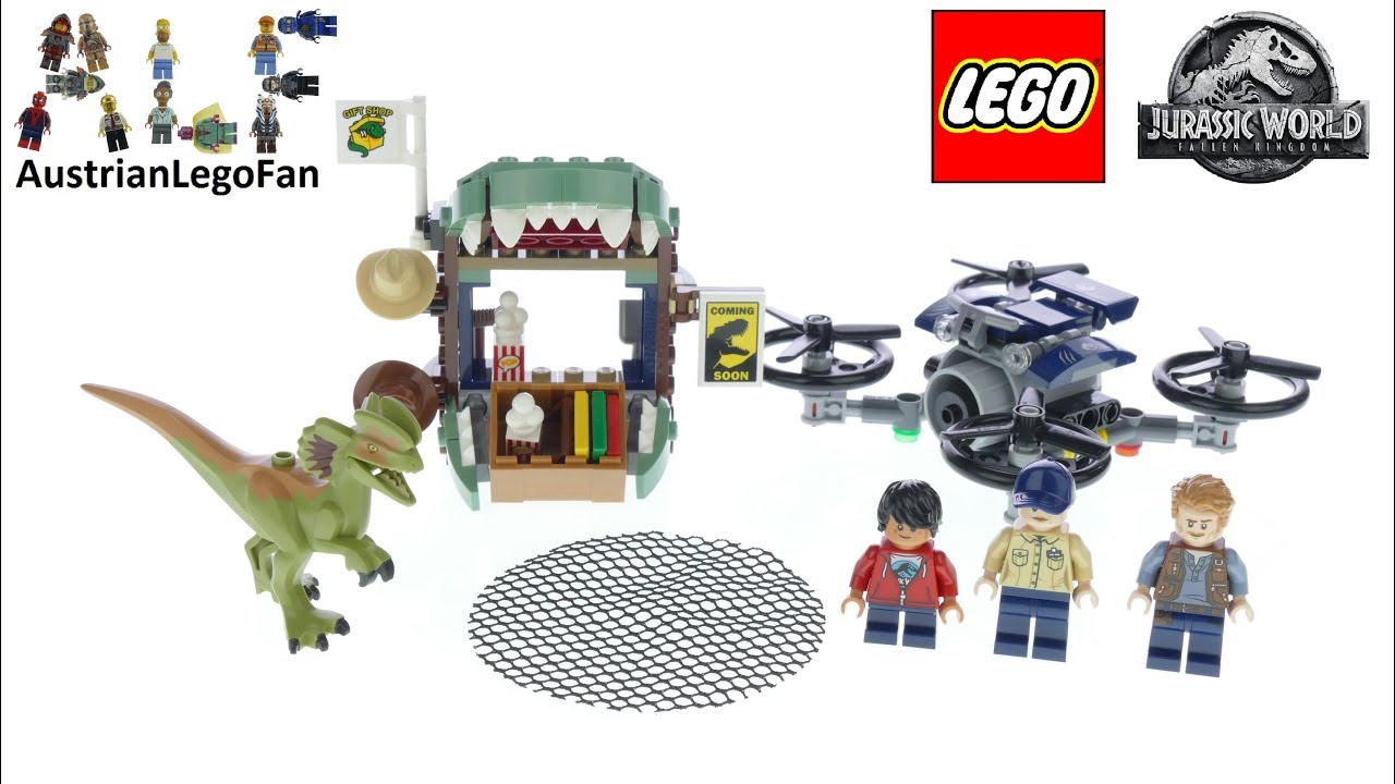 Lego Jurassic World 75934 Dilophosaurus on the Loose - Lego Speed Build Review