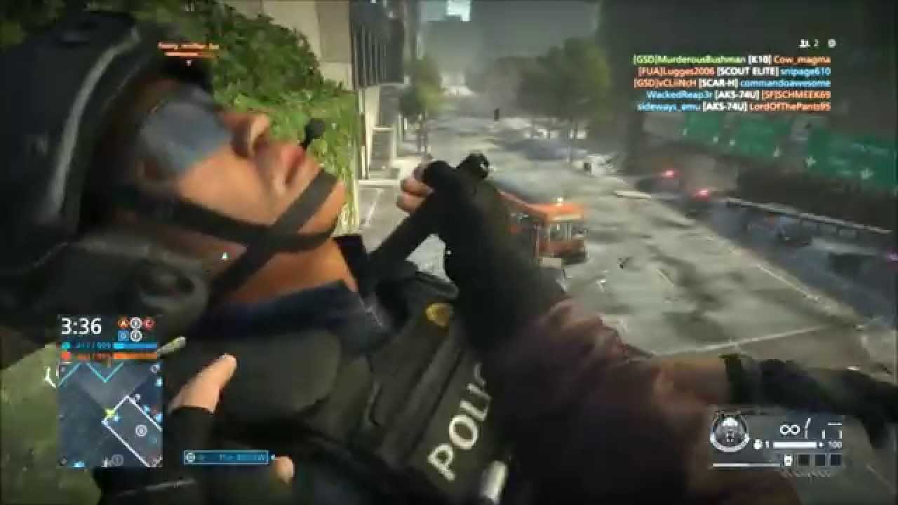 Bushman and his Blade 4! A Battlefield Hardline Knife Montage!