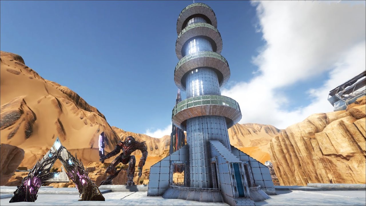 Ark: Extinction - Circular Tek Skyscraper (Speed Build)