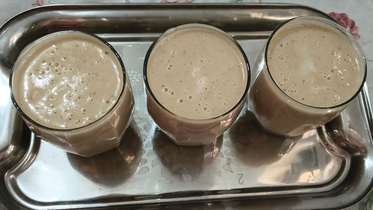 Sugarfree Protein Filled Banana Milkshake | Recipe By Sujata 