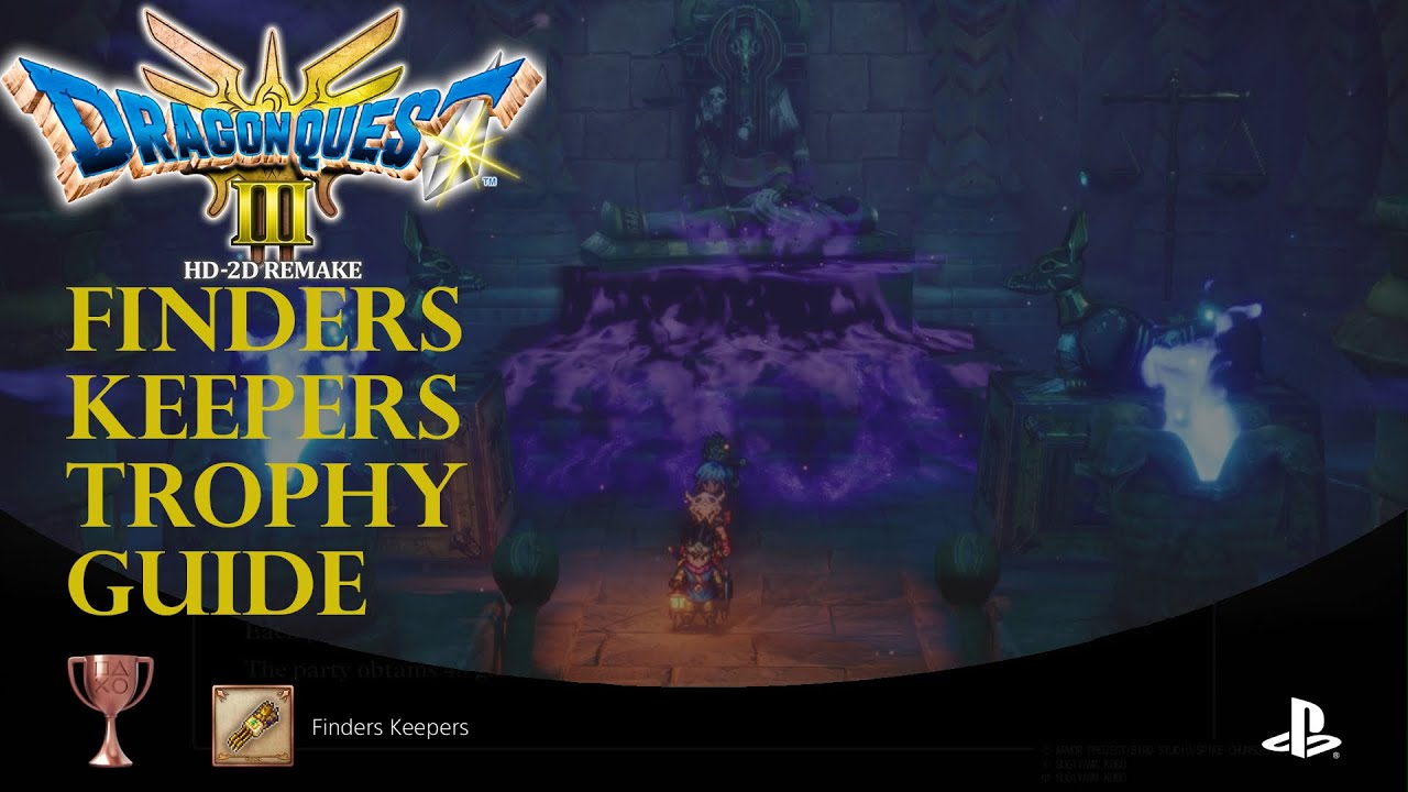 Dragon Quest III Finders Keepers trophy guide 🏆