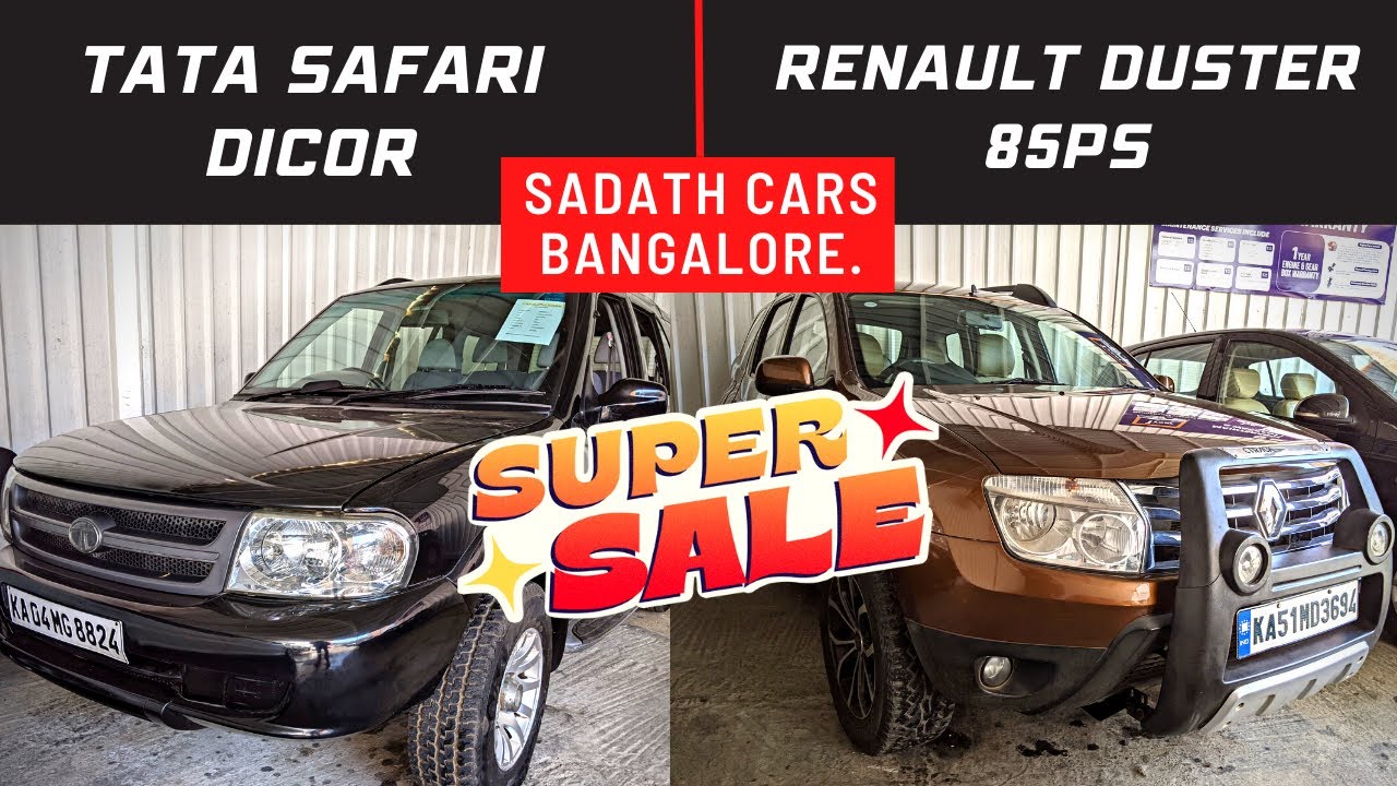 Low Budget Tata Safari | Renault Duster for sale | SADATH CARS Bangalore