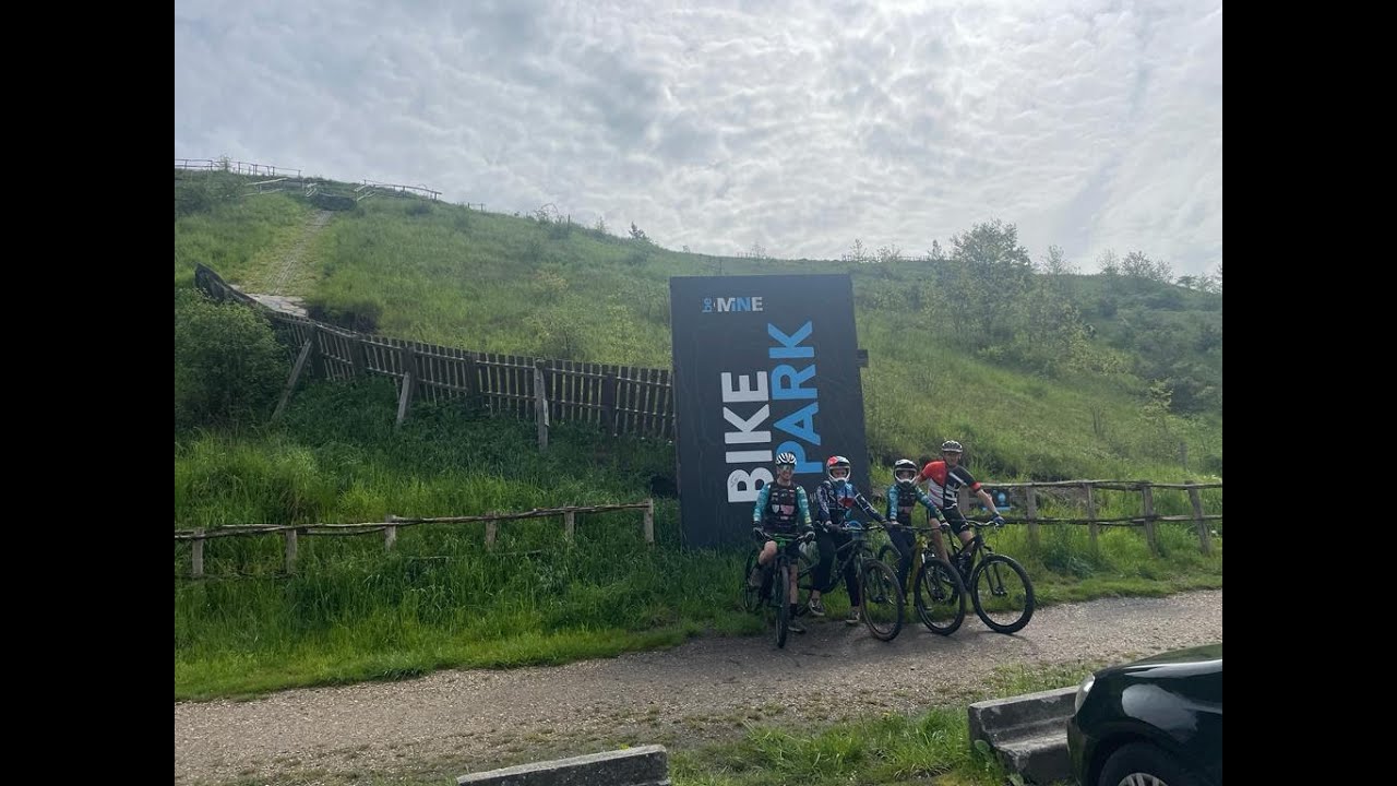alle afdalingen in be-mine bikepark beringen 2023